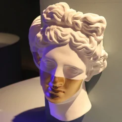 KARE veggobjekt Apollo, polyresin, lakkert, hvit, gull