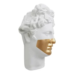 KARE veggobjekt Apollo, polyresin, lakkert, hvit, gull