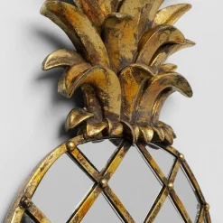 KARE veggobjekt Pina Mirror, polyresin, glass, 50 cm, gull