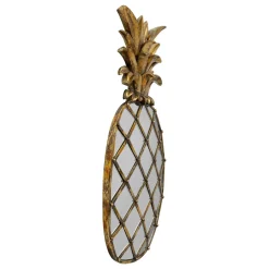 KARE veggobjekt Pina Mirror, polyresin, glass, 50 cm, gull