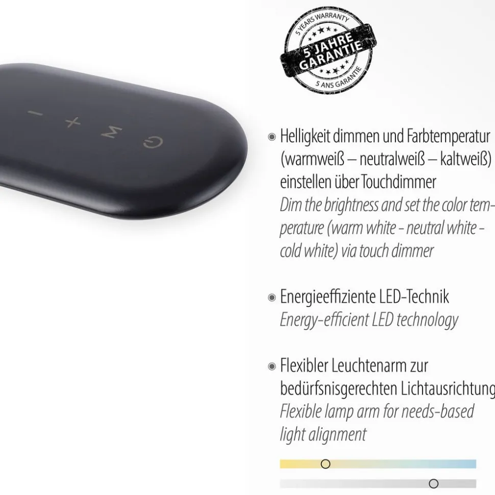 Kelly LED-gulvlampe, CCT dimbar