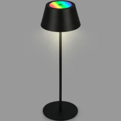 Kiki LED-bordlampe, svart, IP44, 3000 K, RGBW