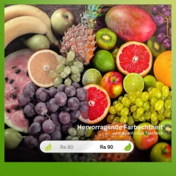 Klira innfellingslampe, svart, Ø 9 cm, svingbar, 3 stk