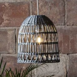 Knute lampeskjerm, uten stikkontakt, Ø 30 cm, grå