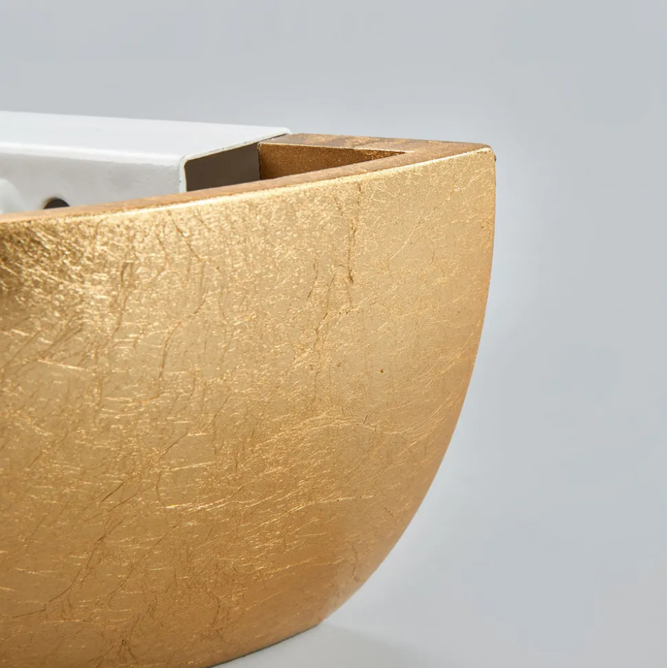 Kolja vegglampe med gullfoliefinish