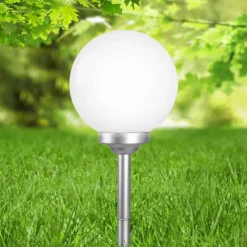 Kuleformet solcellelampe Celyn 30 cm