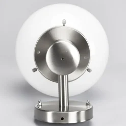 Kuleformet utendørs vegglampe Samuel, stål