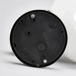 Kuleformet utendørs vegglampe Samuel, stål