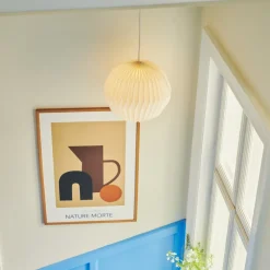 Lampeskjerm Belloy 30 papir Ø 30 cm, høyde 26 cm