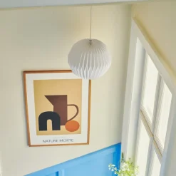 Lampeskjerm Belloy 30 papir Ø 30 cm, høyde 26 cm