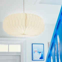 Lampeskjerm Belloy 45 papir Ø 45 cm, høyde 18 cm