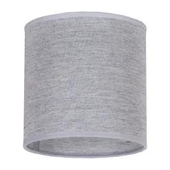 Lampeskjerm Roller, grå, Ø 15 cm, høyde 15 cm
