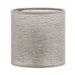 Lampeskjerm Roller, grå, Ø 15 cm, høyde 15 cm
