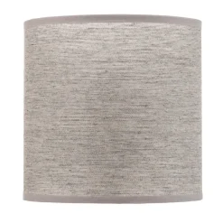 Lampeskjerm Roller, grå, Ø 15 cm, høyde 15 cm