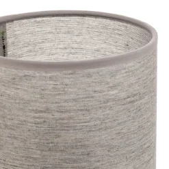 Lampeskjerm Roller, grå, Ø 15 cm, høyde 15 cm