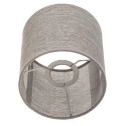 Lampeskjerm Roller, grå, Ø 15 cm, høyde 15 cm