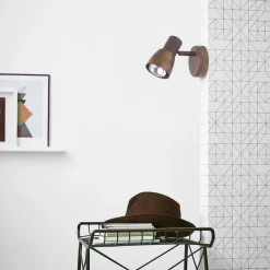 Lava veggspot, bredde 8 cm, antikk kobber, metall