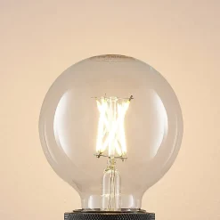 LED E27 4W G80 2 700 K filament dimbar klar 2stk