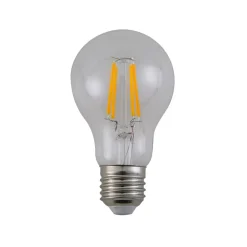 LED glødepære, klar, E27, 7,2 W, 4000K, 1521 lm