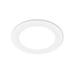 LED innfellingslampe Jeft, Ø 17 cm, hvit, 4000K, dimbar