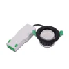 LED innfelt spot Eco R 68, svart, Ø 9 cm metall IP65 CCT
