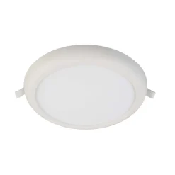 LED innfelt taklampe Zaurak, hvit, rund Ø 22 cm