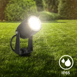 LED jordspyd spot 3928035 12 V 3x forlengelse svart Ø 4 cm