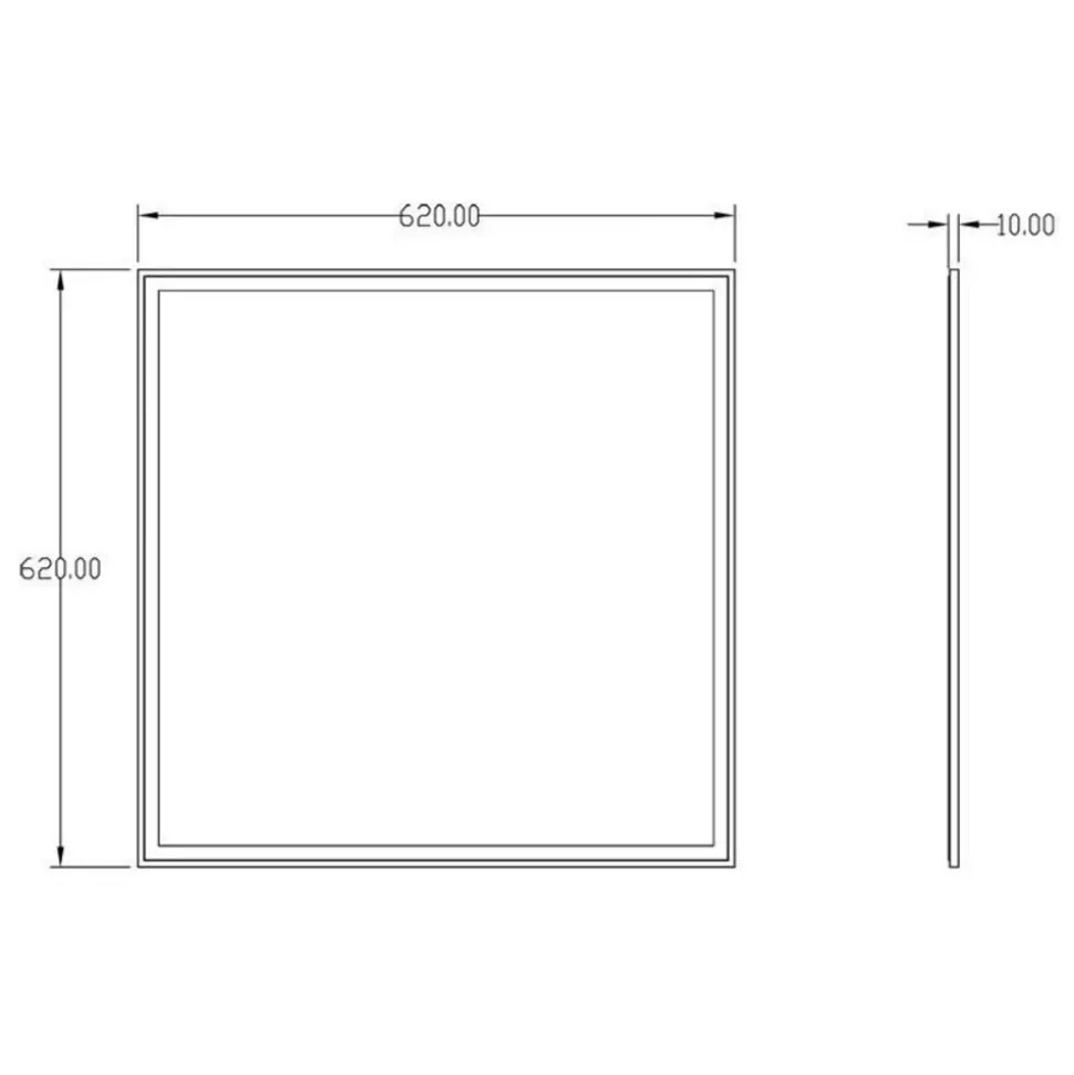 LED rasterlys 100032, dimbar 3000-5500K
