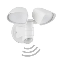 LED sensor utendørs veggspotlight Bilbao 2 lyskilder hvit