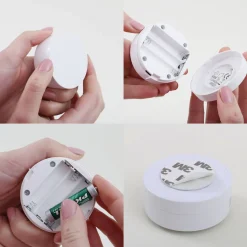 LED skapbelysning Skap, fjernkontroll, sett med 6 stk