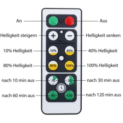 LED skapbelysning Skap, fjernkontroll, sett med 6 stk