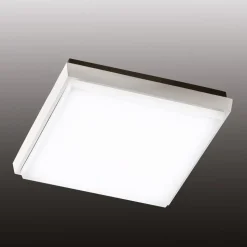 LED utendørs taklampe Desdy, 24 x 24 cm, hvit
