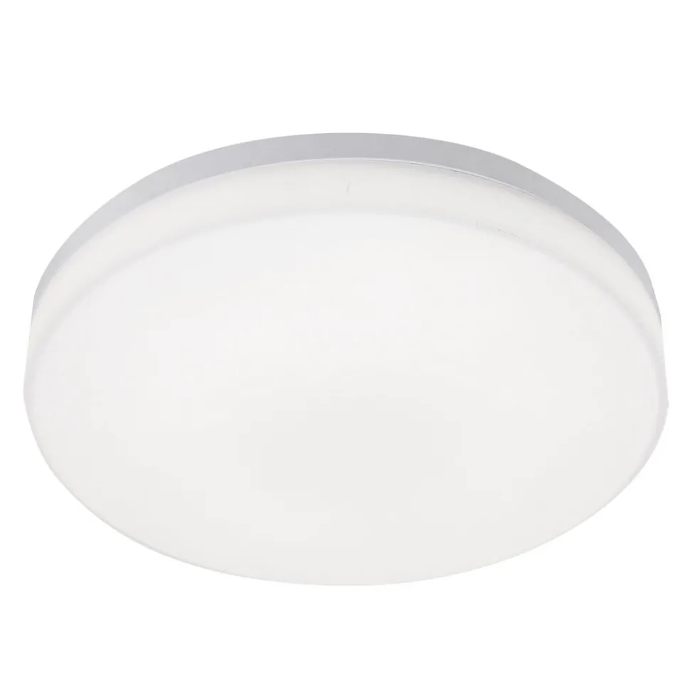 LED utendørs taklampe Trigo med sensor, hvit