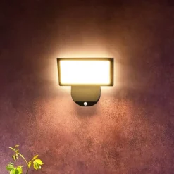 LED utendørs vegglampe Alkes L med sensor, 30 cm