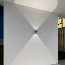 LED utendørs vegglampe CMD 9029 med glasslinser