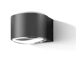 LED utendørs vegglampe CMD 9029 med glasslinser