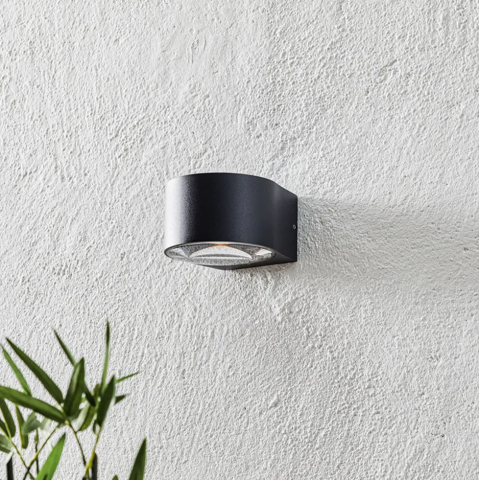 LED utendørs vegglampe CMD 9029 med glasslinser