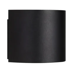 LED utendørs vegglampe Milda, svart, opp/ned, aluminium