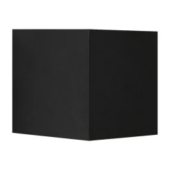 LED utendørs vegglampe Milda kubi, svart, opp/ned, aluminium