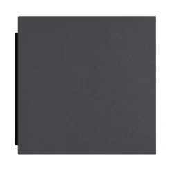 LED utendørs vegglampe Milda kubi, antrasitt, opp/ned, aluminium