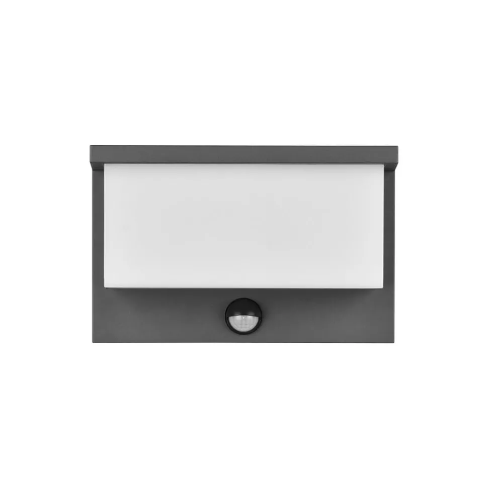 LED utendørs vegglampe Nestos, bevegelsessensor, IP54