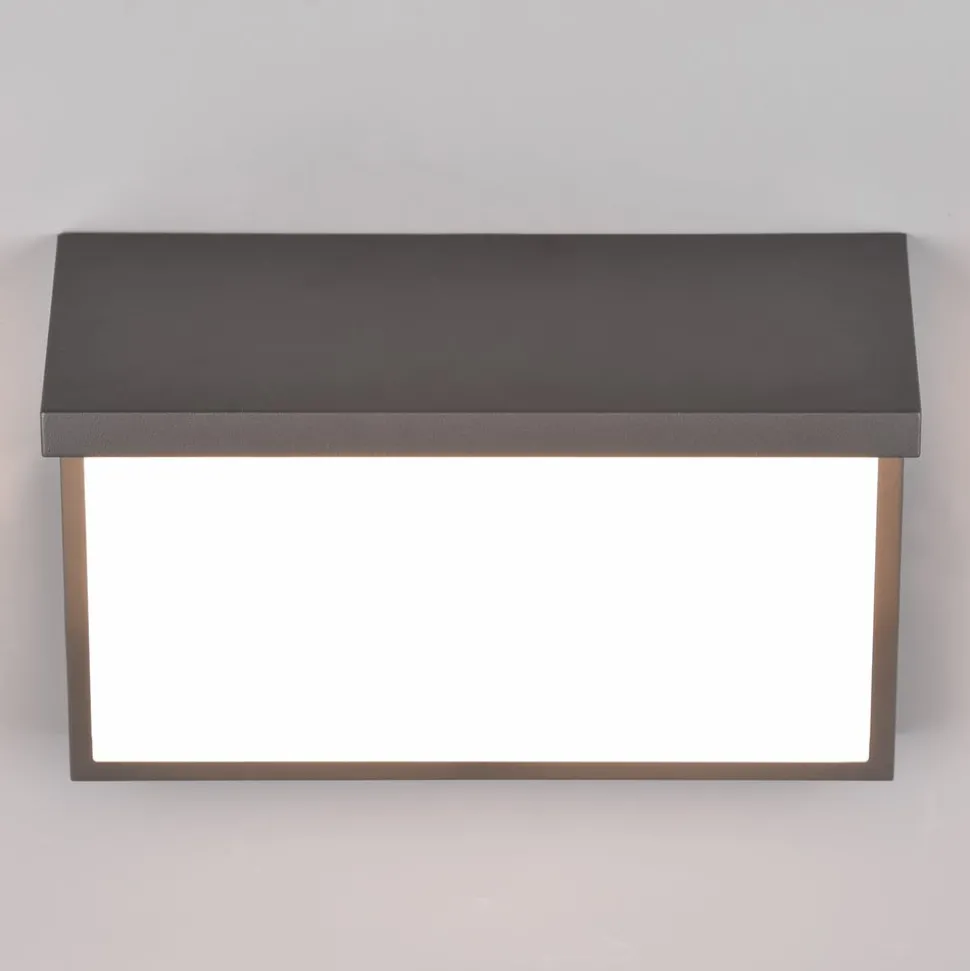 LED utendørs vegglampe Nestos, bevegelsessensor, IP54