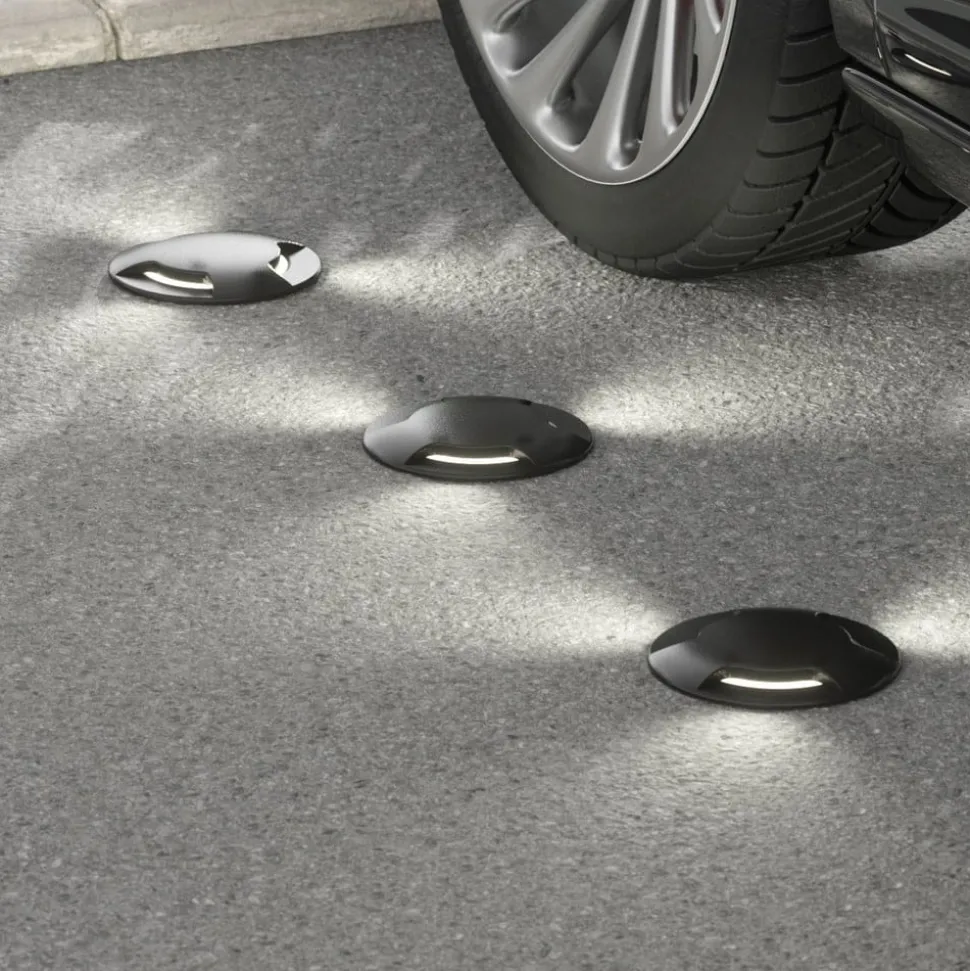 LED-bakkespot Ceci 160-3L svart CCT