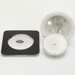 LED-bakkespot Ceci 160-SQ svart CCT