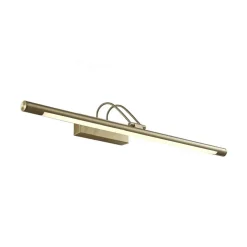 LED-bildelampe Mailine med bryter, messing