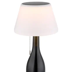 LED-bordlampe 36000 flasketopp hvit plast