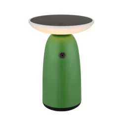 LED-bordlampe 36625, grønn, metall, 23 cm, dimbar