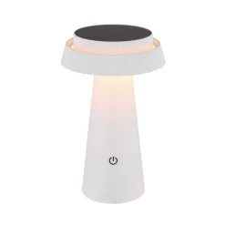 LED-bordlampe 36624, hvit, oppladbart batteri, CCT, IP54, dimbar