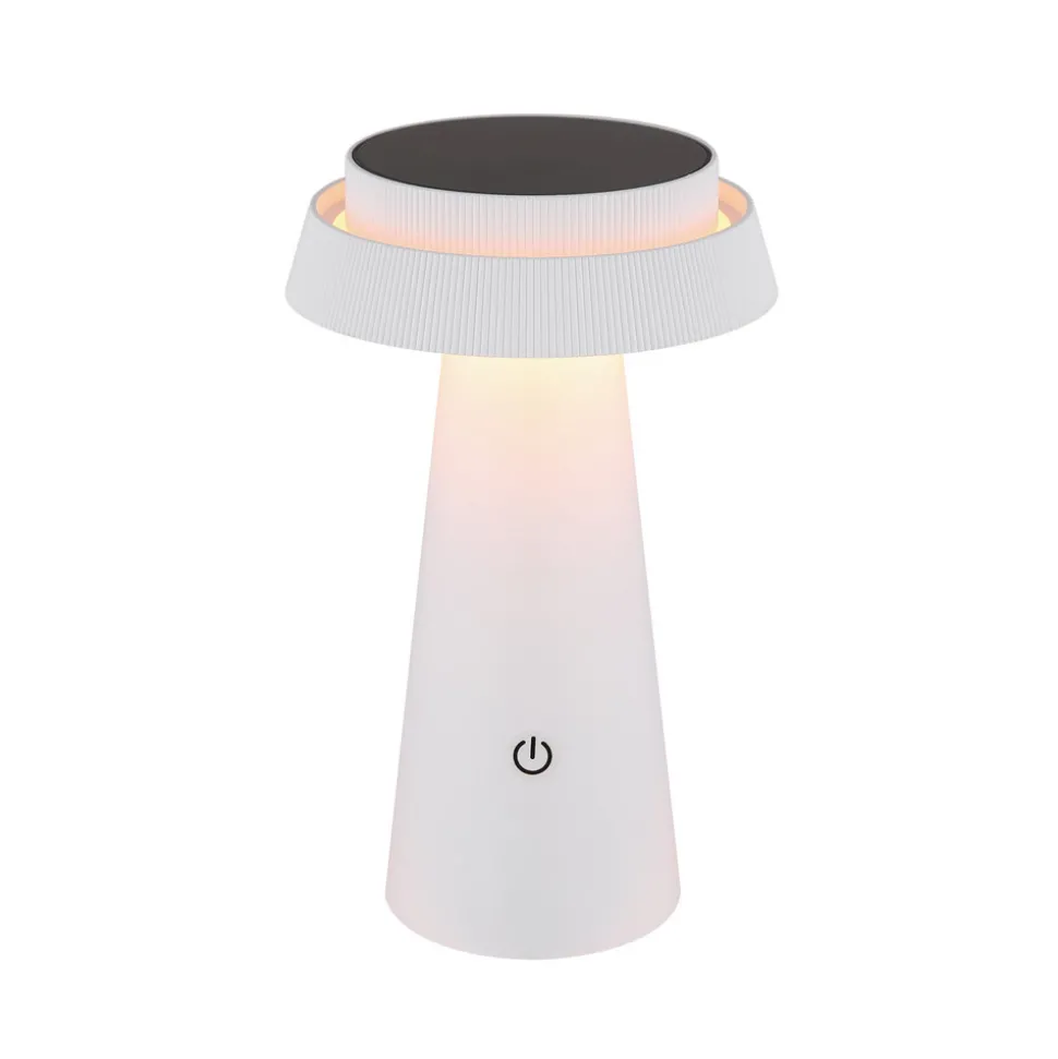 LED-bordlampe 36624, hvit, oppladbart batteri, CCT, IP54, dimbar