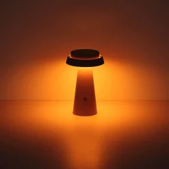 LED-bordlampe 36624, hvit, oppladbart batteri, CCT, IP54, dimbar